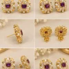 Amethyst Garden Bloom Earrings (2)