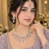 Amethyst Pearl Cascade Necklace Set (3)