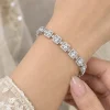 Classic Square Crystal Bracelet (4)