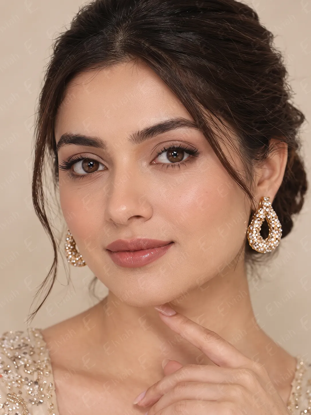 Crystal Luxe Teardrop Earrings (4)