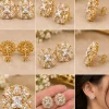 Crystal Oval Majesty Earrings (2)