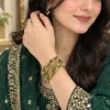 Emerald Heritage Twin Bangles (2)