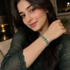 Emerald Mosaic Wide Bracelet (2)