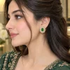 Emerald Royal Bloom Earrings (4)