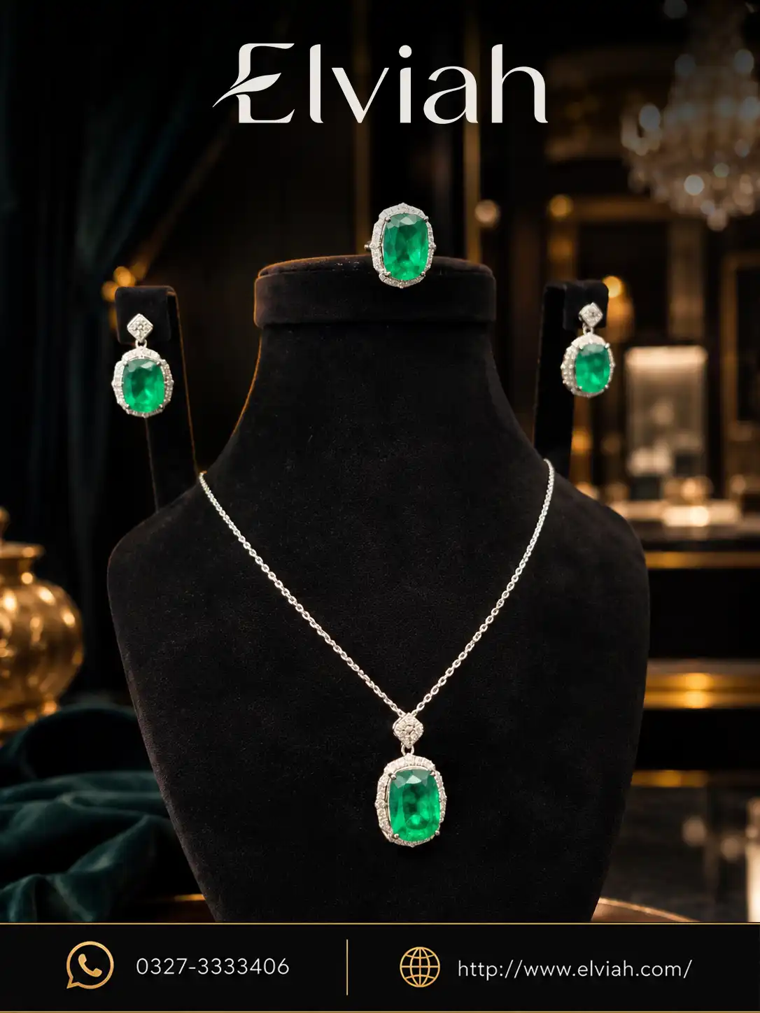 Emerald Solstice Pendant Set (1)