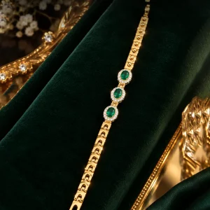 Green Emerald Style Bracelet