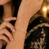 Golden Lattice Tennis Bracelet (5)