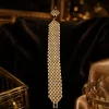 Golden Marquise Column Bracelet (1) Gold Tone Marquise Crystal Statement Bracelet | Elviah