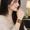 Midnight Onyx Lattice Bangles (3)