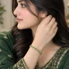 Peridot Teardrop Bracelet (4)