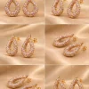 Rose Quartz Teardrop Earrings (2)