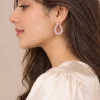 Rose Quartz Teardrop Earrings (4)