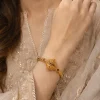 Sapphire Elephant Filigree Bangles (2)