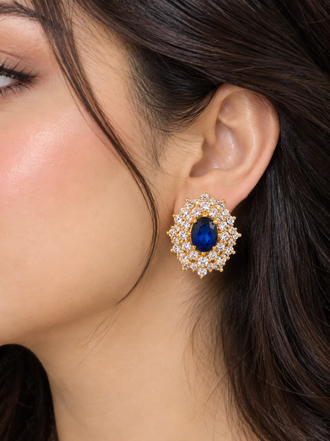 Sapphire Imperial Halo Earrings (5)