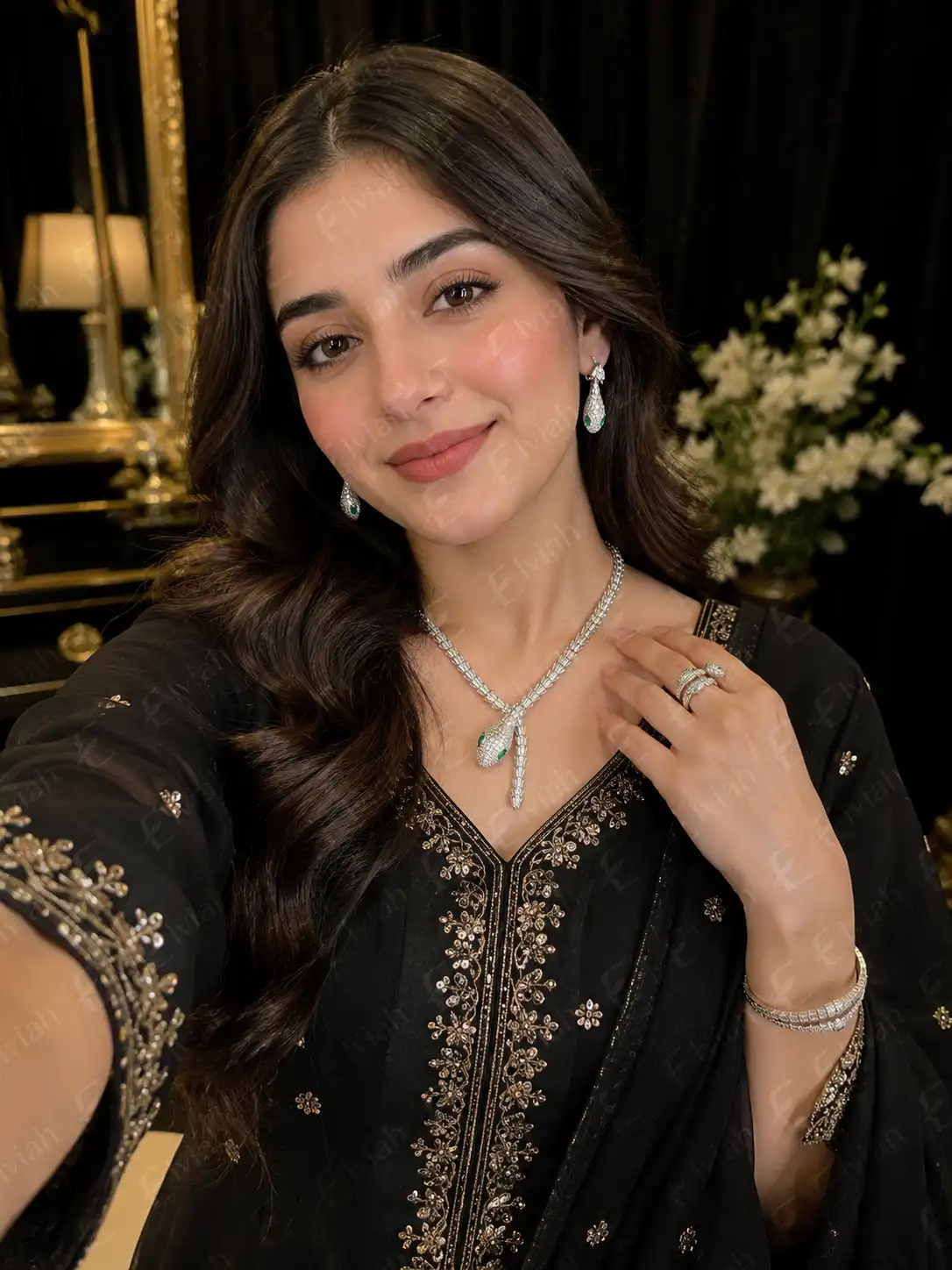 Serpent Luxe Emerald Set (2)