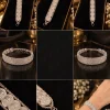 Silver Coin Cascade Bracelet (5)