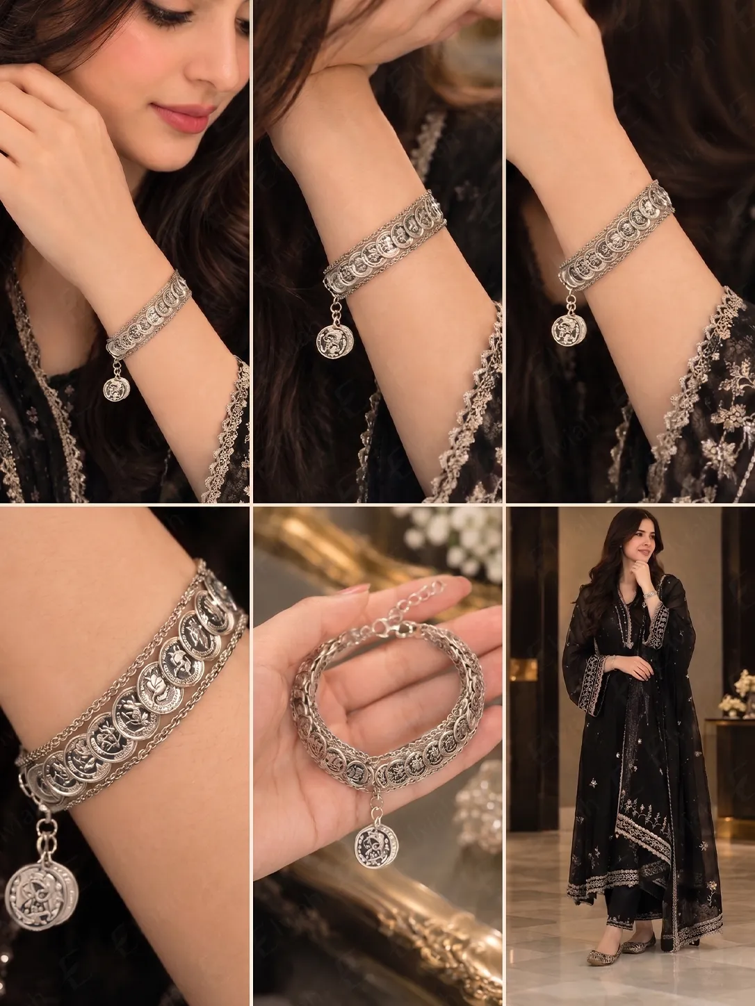 Silver Coin Heritage Bracelet (5)