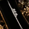 Silver Floral Cascade Bracelet (1)