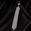Silver Marquise Column Bracelet (1) Silver Tone Marquise Crystal Statement Bracelet | Elviah