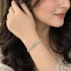 Silver Marquise Garden Bracelet (5)